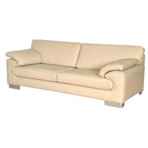 Sofa NAPOLEON 3 Cuerpos con Patas Metalicas o madera.